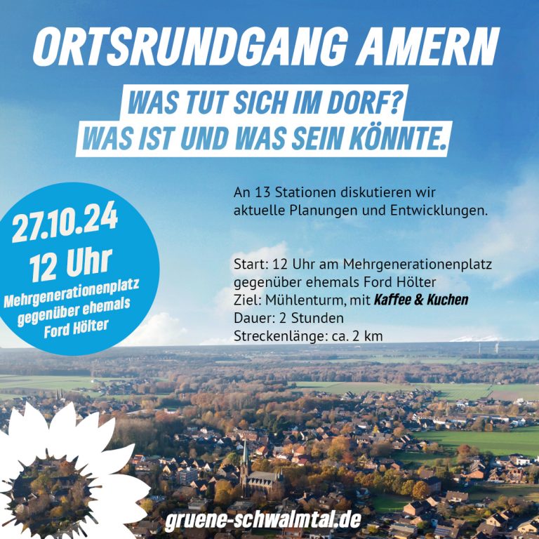 Ortsrundgang Amern–Defizite und Potenziale