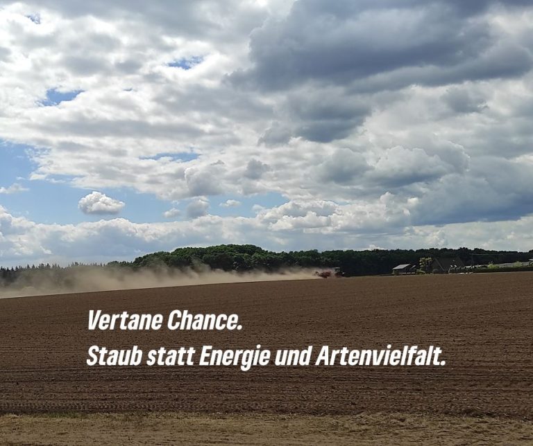 Erinnerung an eine vertane Chance