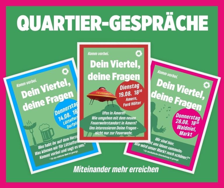 Quartier-Gespräche Schwalmtal: Lasst uns reden!